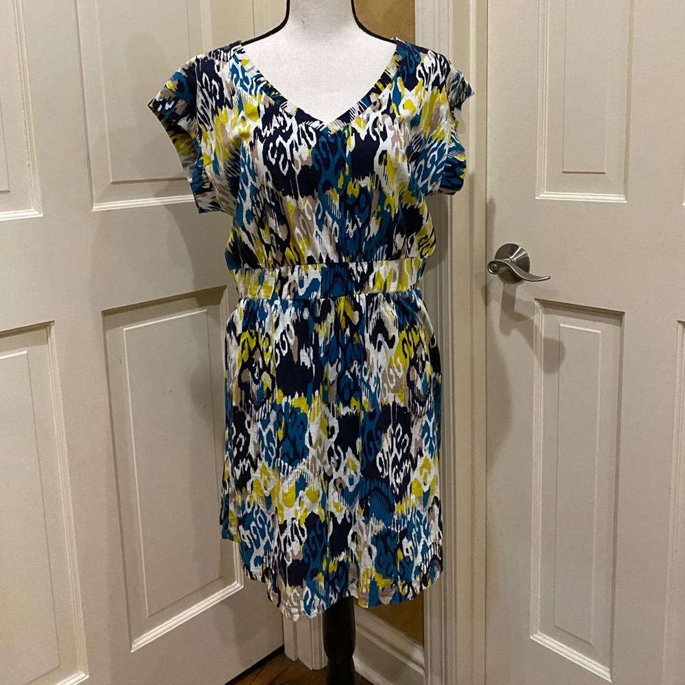 Banana Republic Multi-Colored Summer Dress